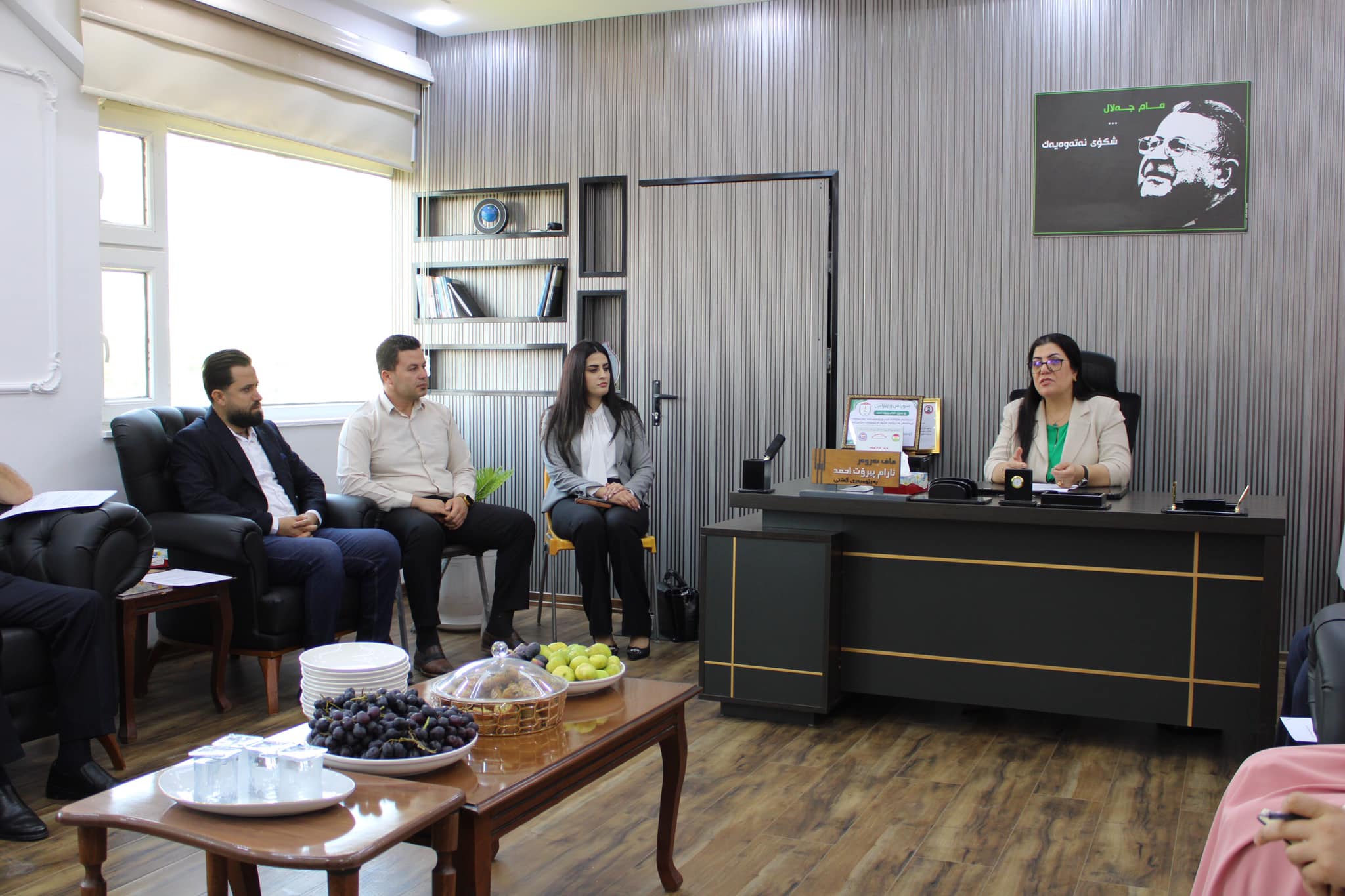 Ms. (Amal Jalal) President of Kurdistan Tourism Board visited Pishdar area